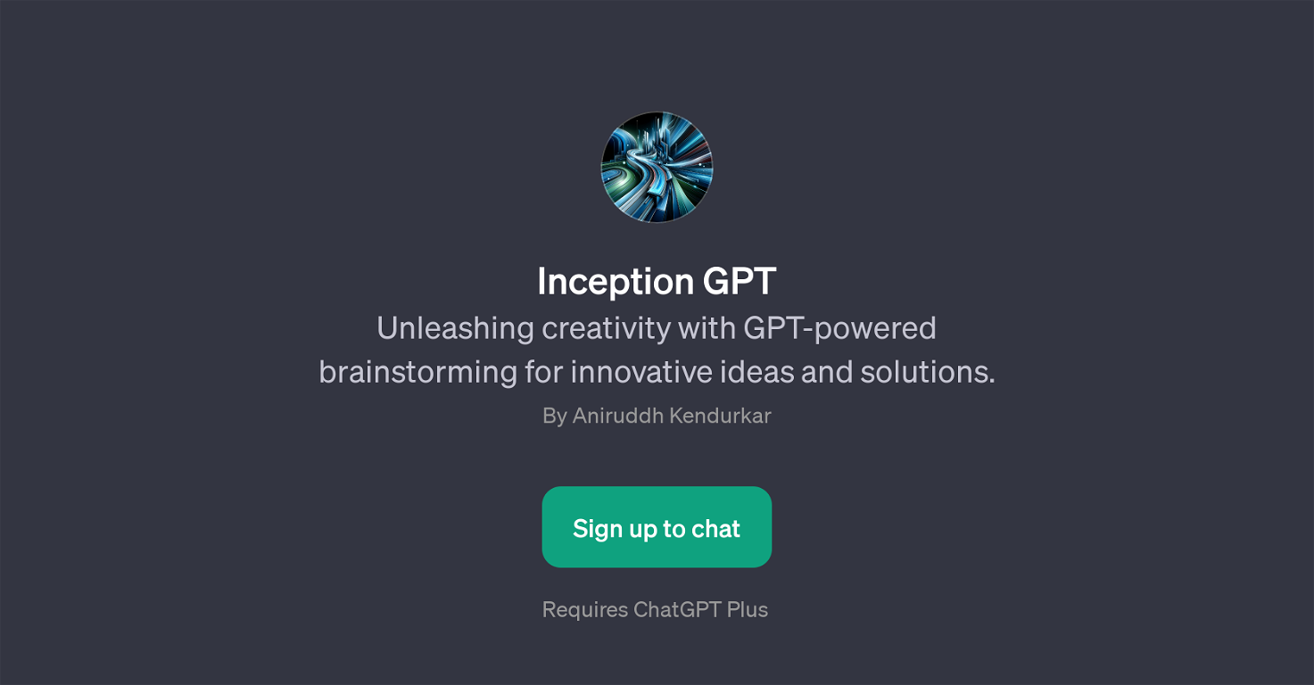Inception GPT website