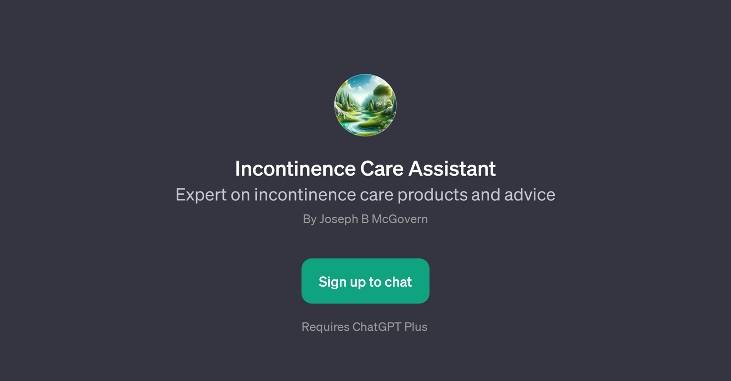 Incontinence Care Assistant website