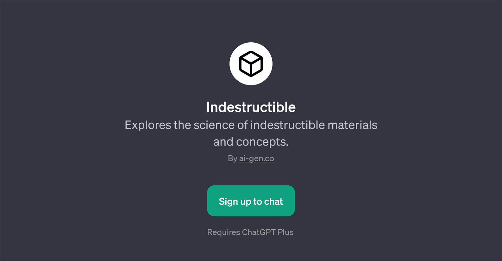 Indestructible website