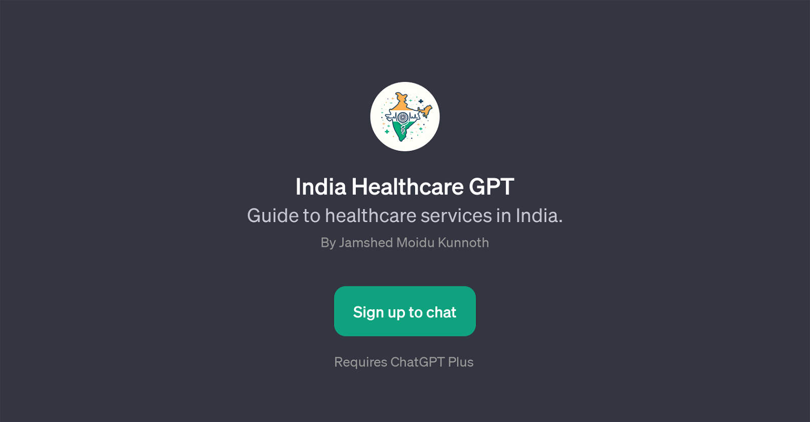 India Healthcare GPT website