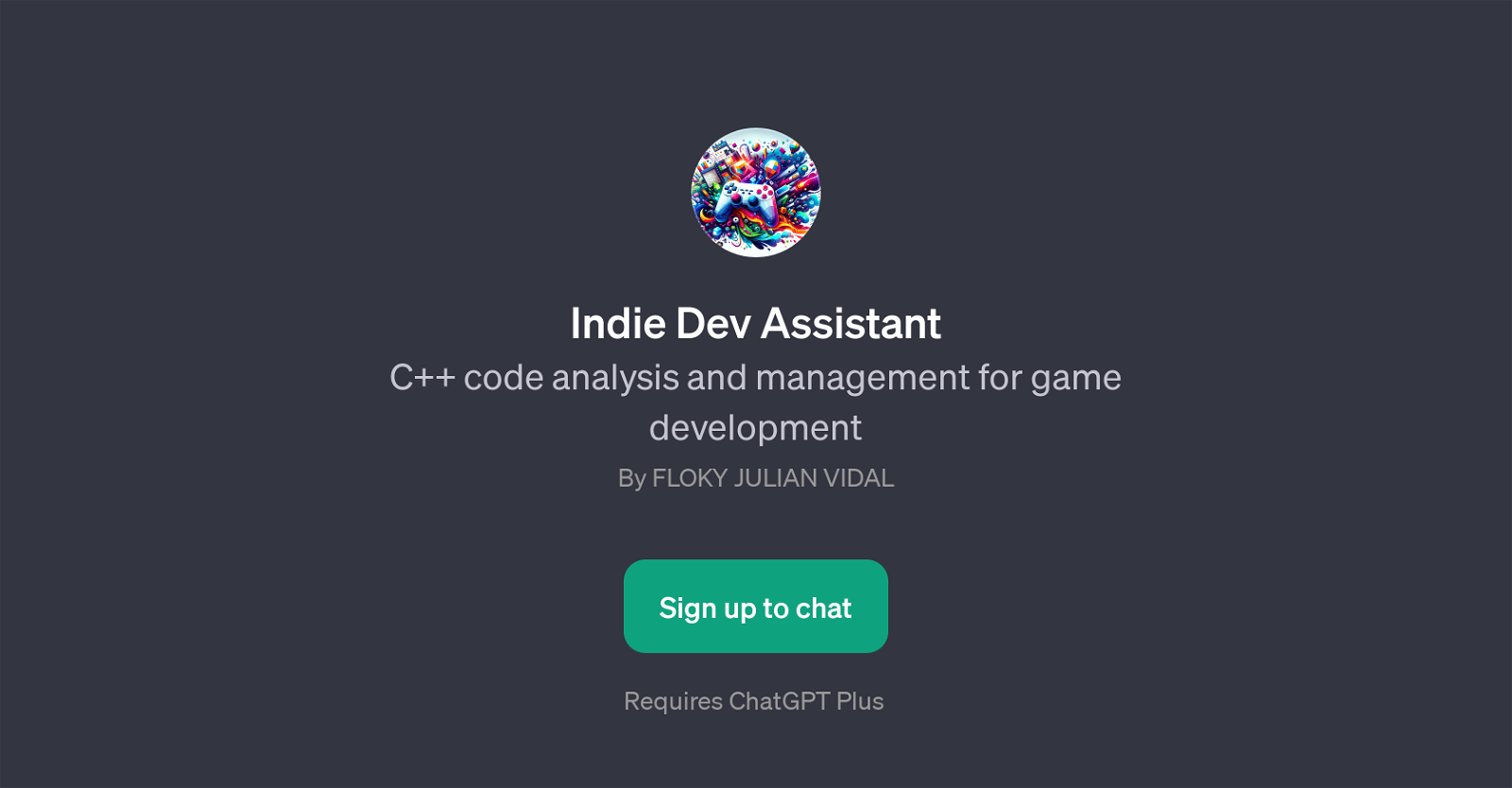 Indie Dev Assistant website