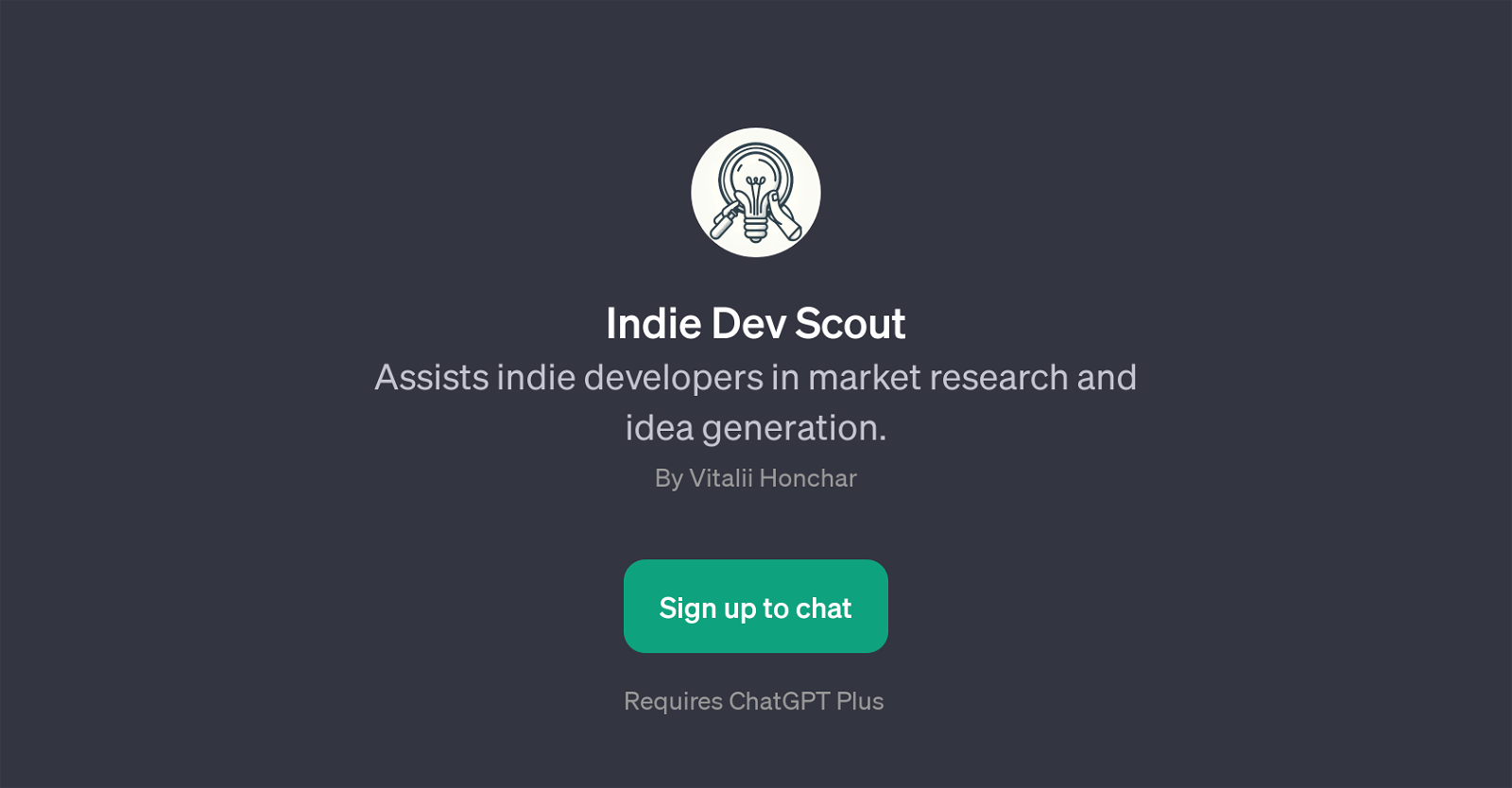 Indie Dev Scout website