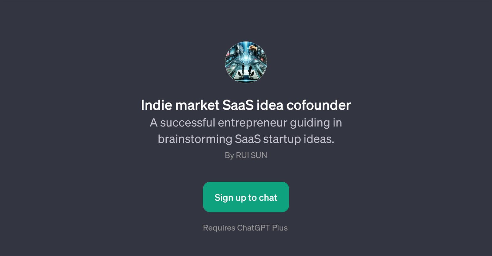 Indie market SaaS idea cofounder website