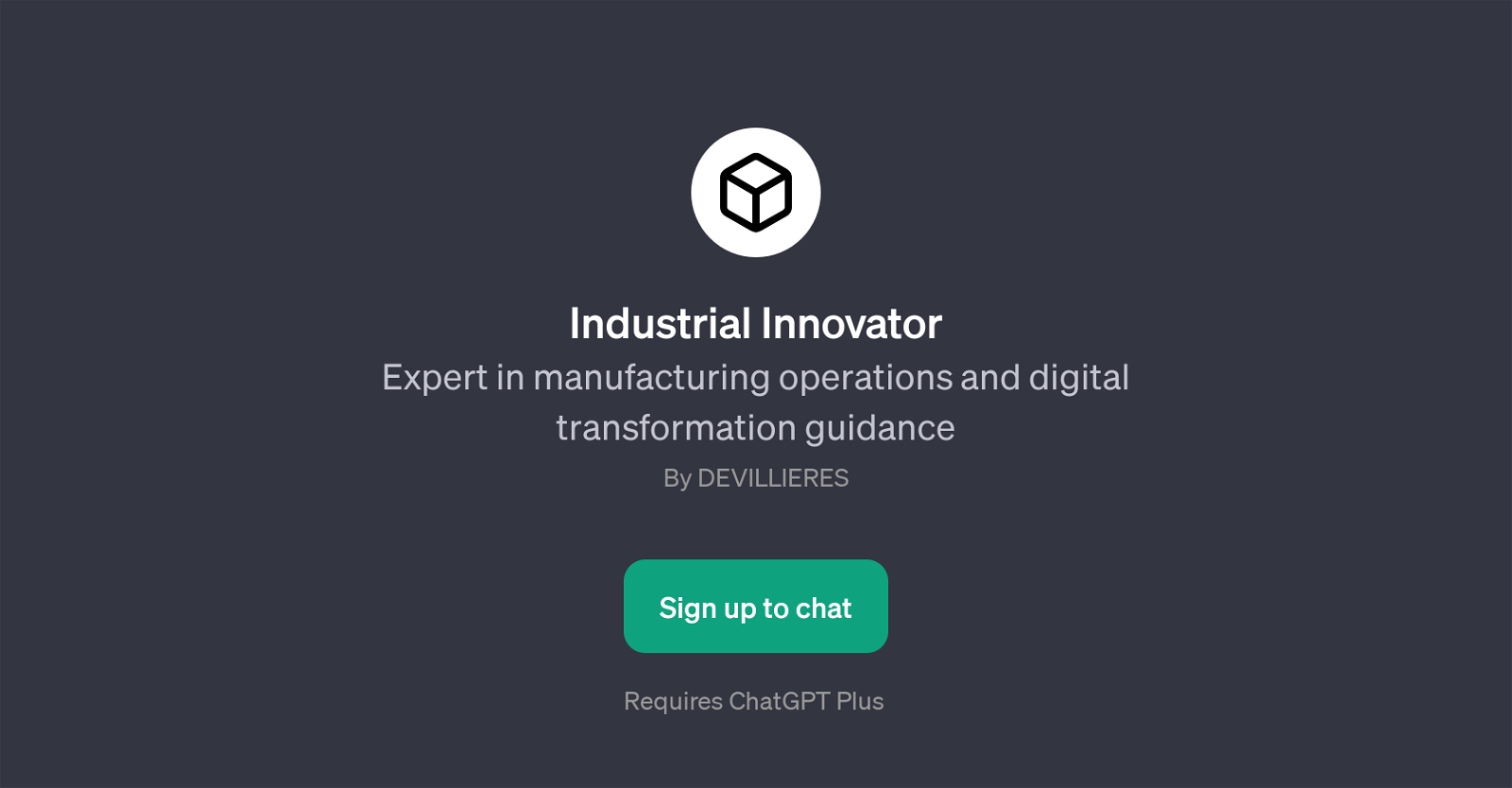 Industrial Innovator website