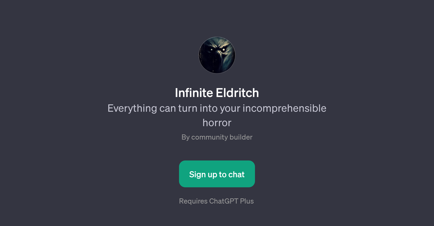 Infinite Eldritch website