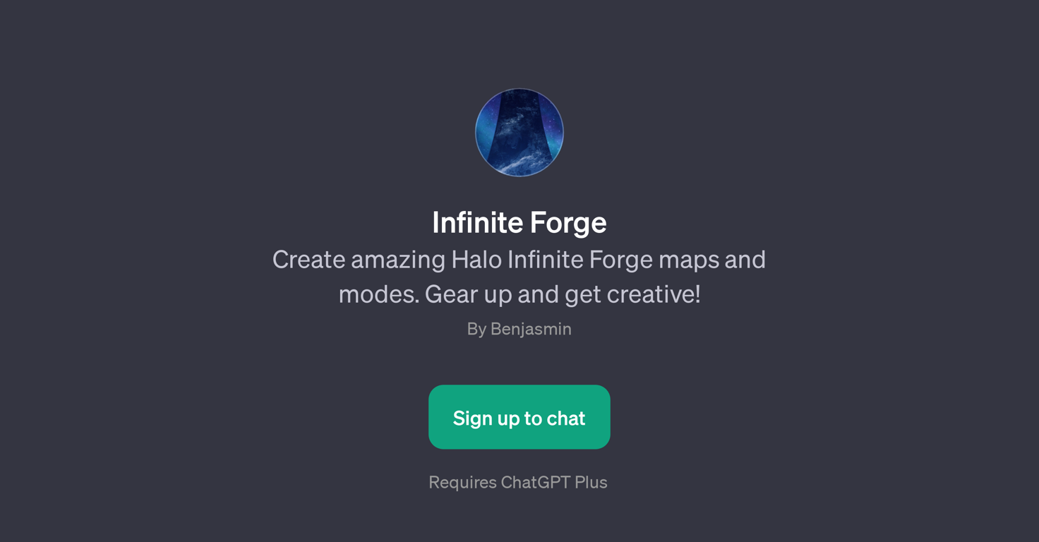 Infinite Forge website