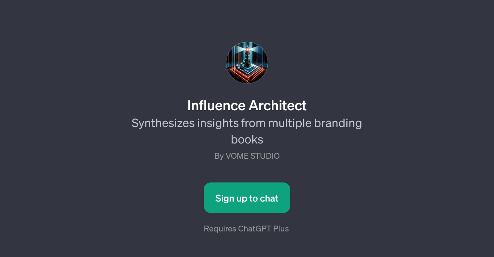 Influence Architect website