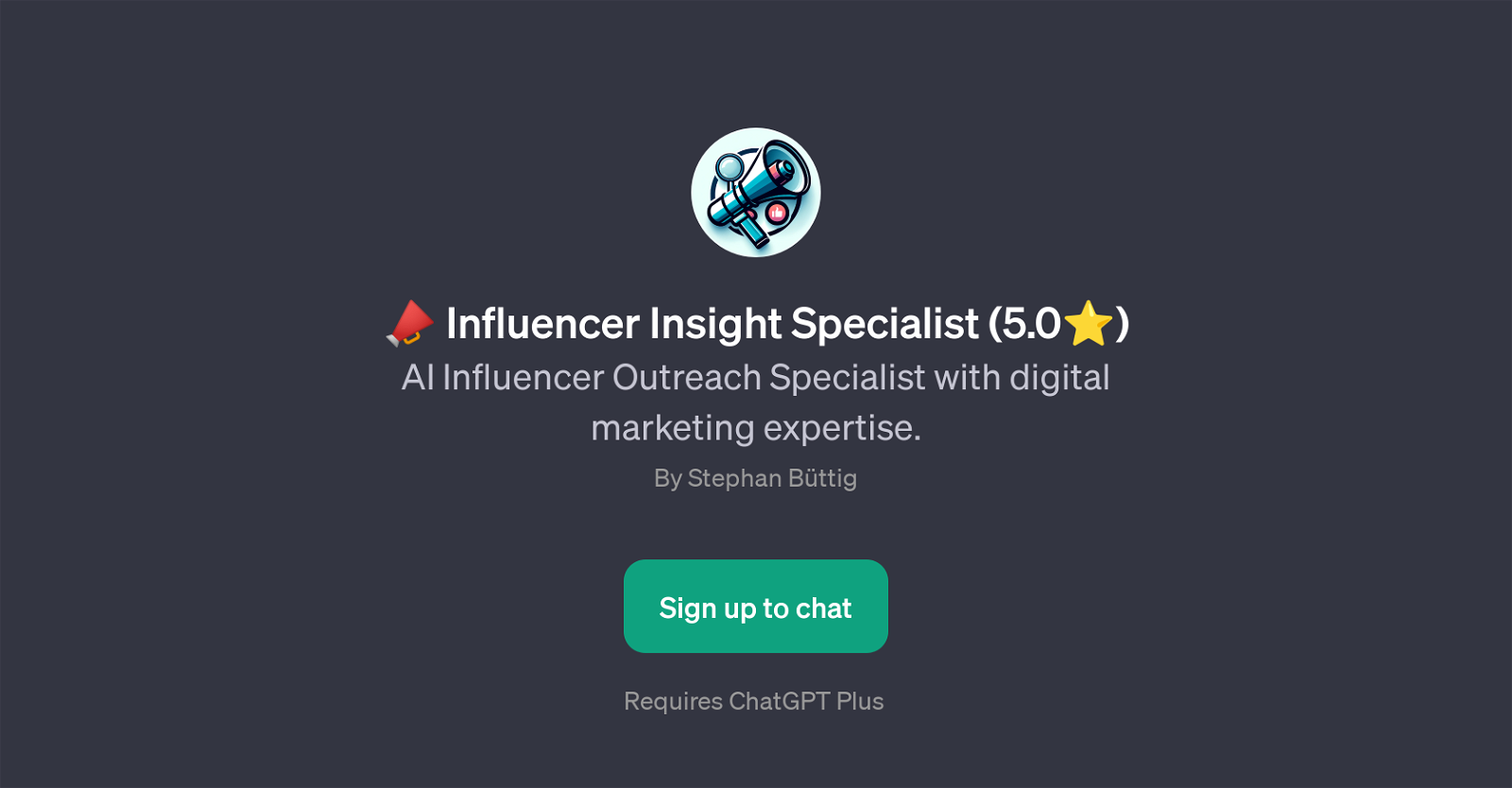 Influencer Insight Specialist website