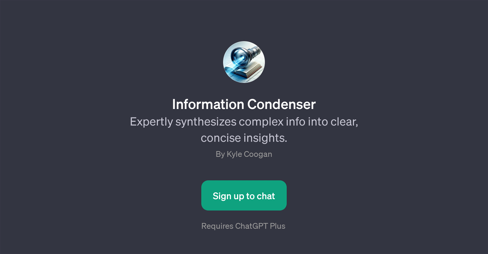 Information Condenser website