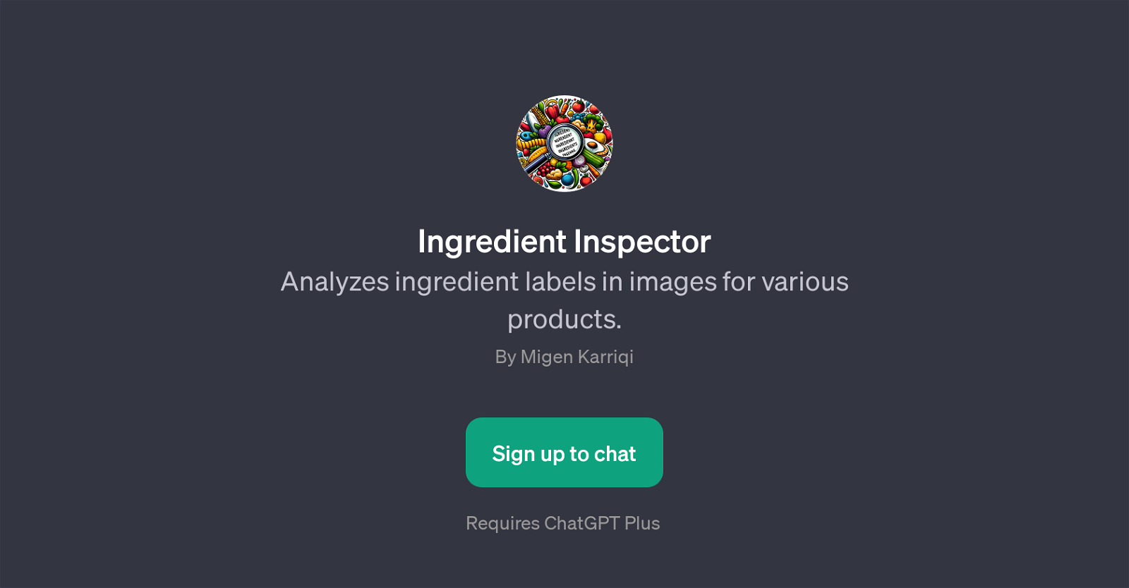 Ingredient Inspector website