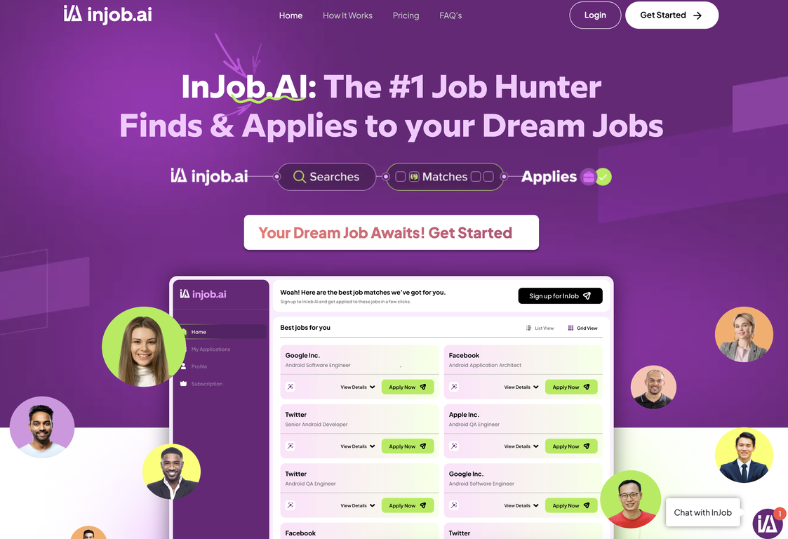 InJob.AI website