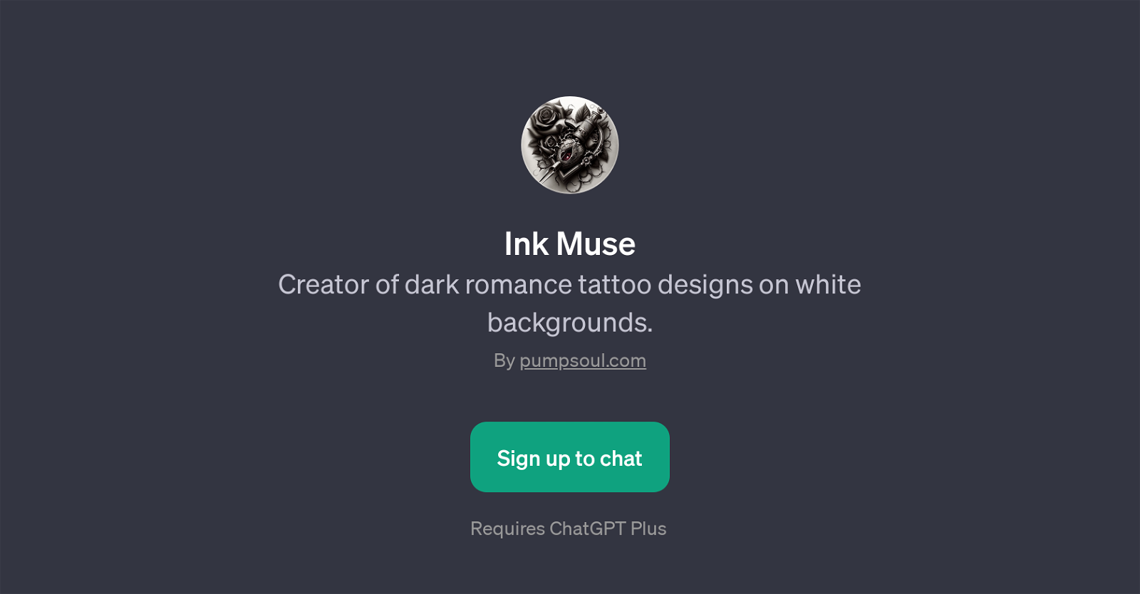 Ink Muse website