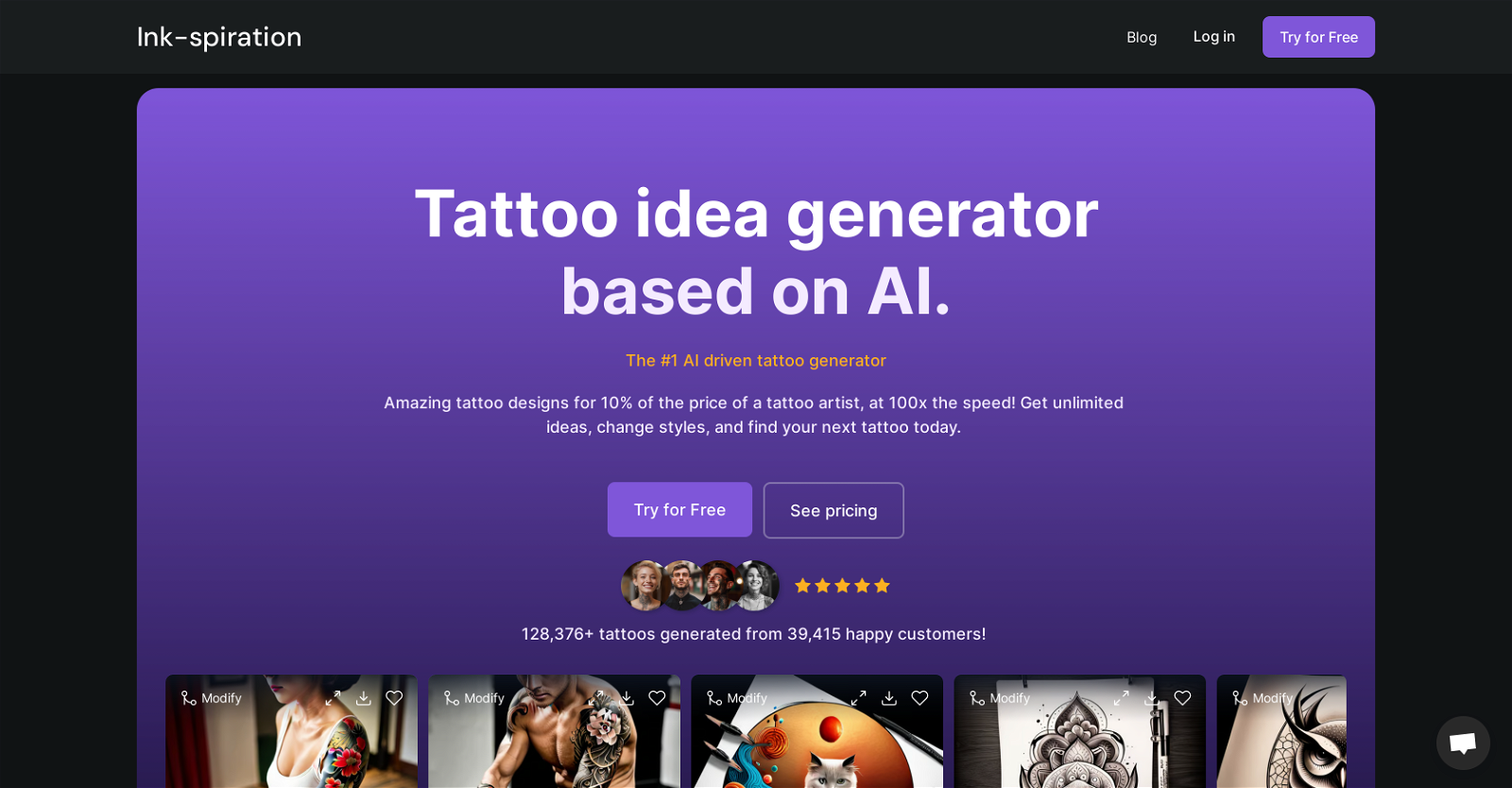 Did you try this AI tattoo generator app? The app design tattoo with AI  from text. It's amazing. : r/tattoo