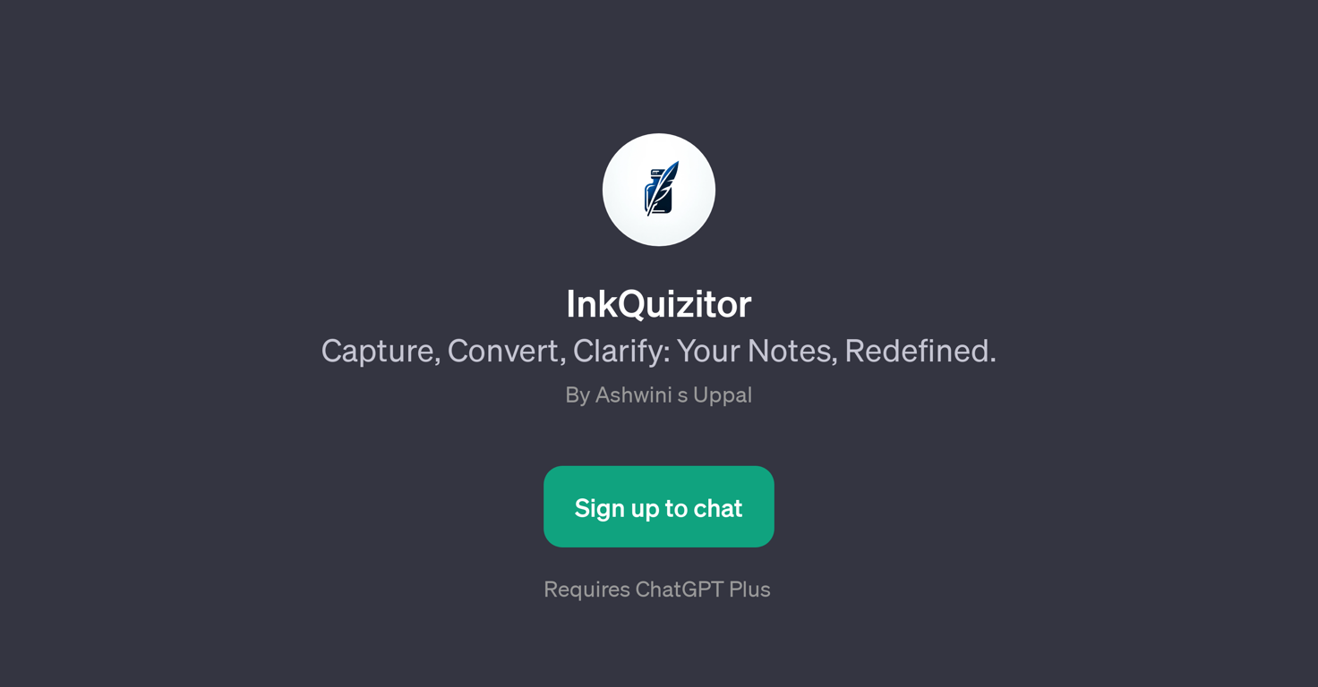 InkQuizitor website