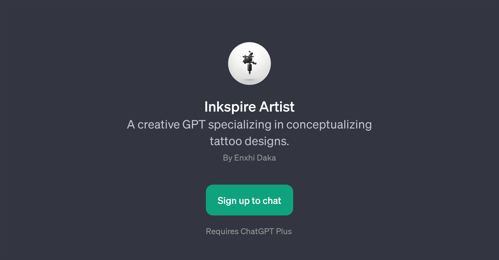 Inkspire Artist website