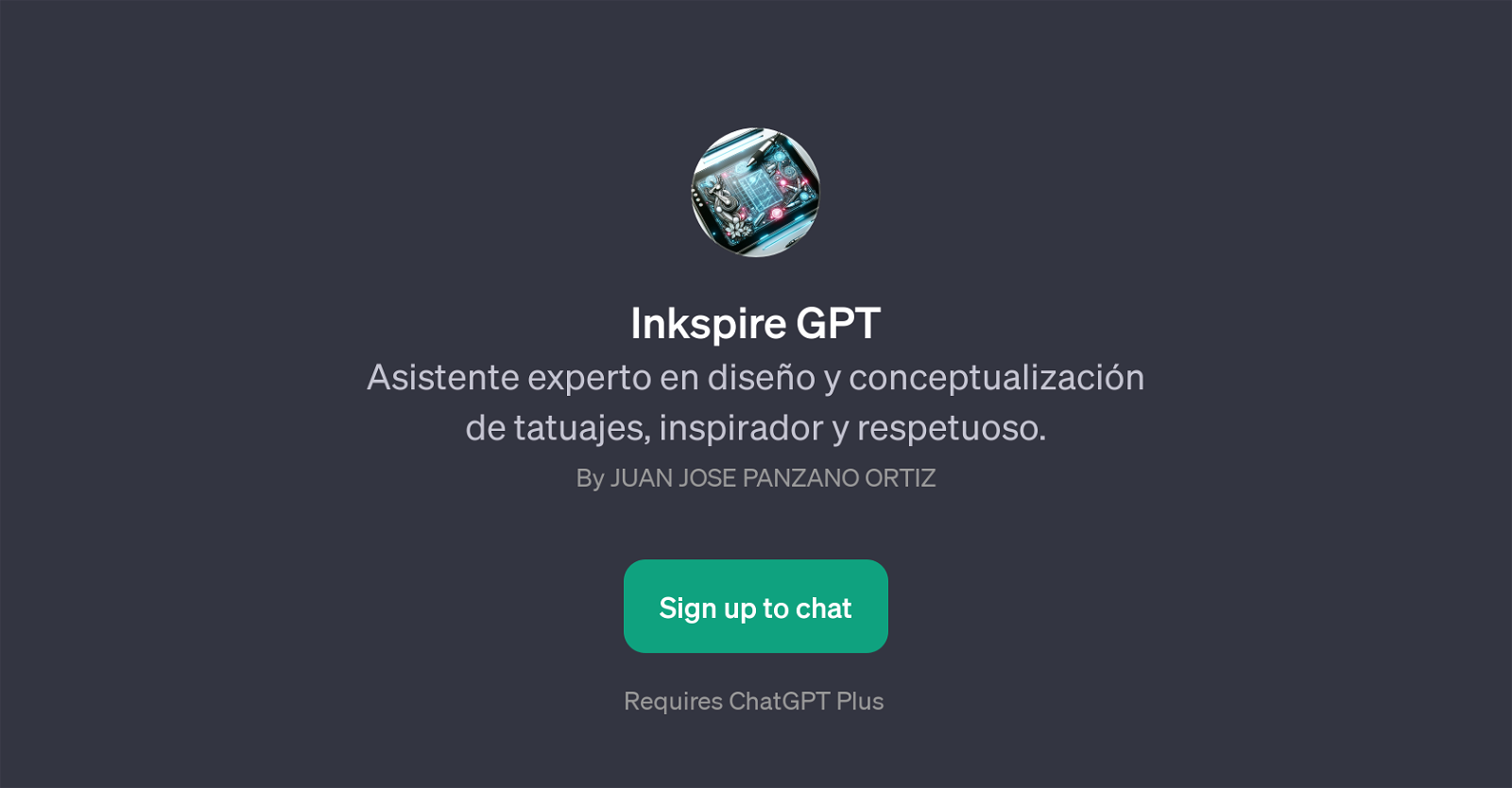 Inkspire GPT website