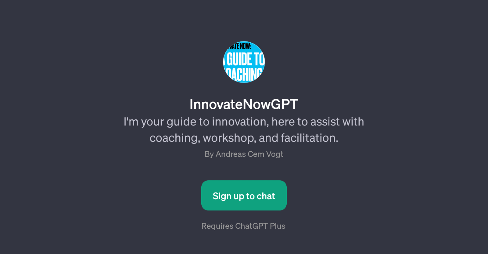 InnovateNowGPT website