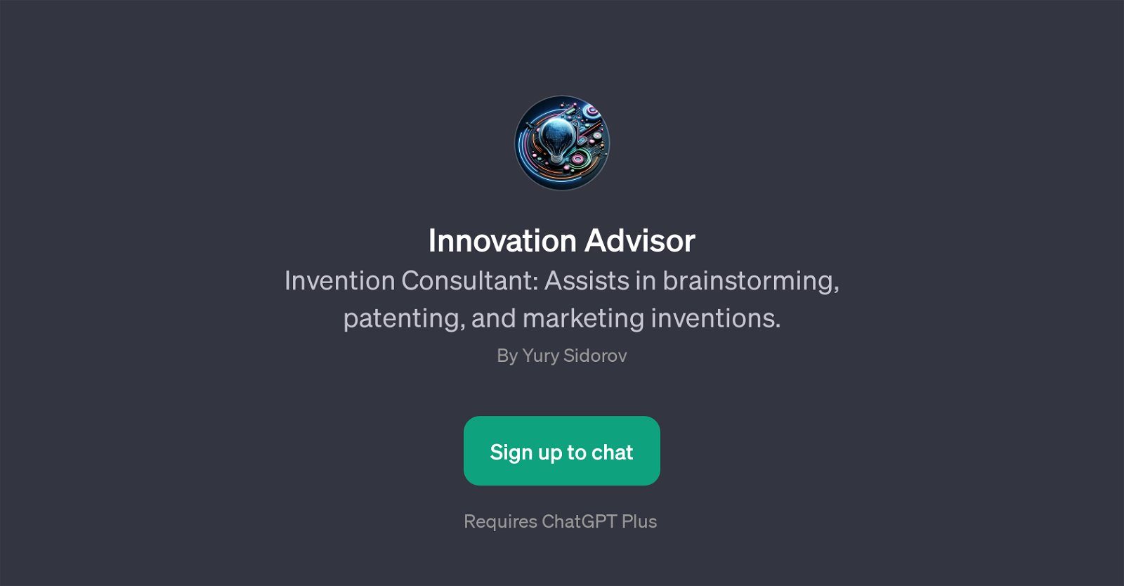 Innovation Advisor website