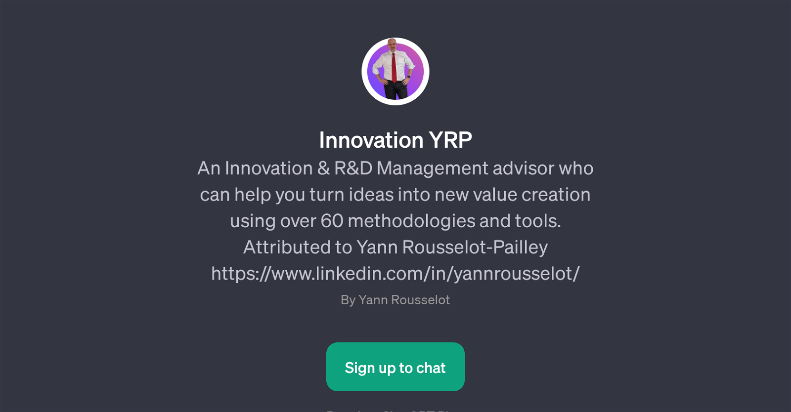 Innovation YRP website