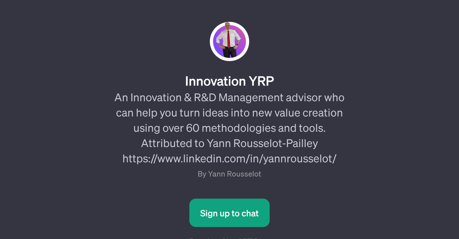 Innovation YRP website