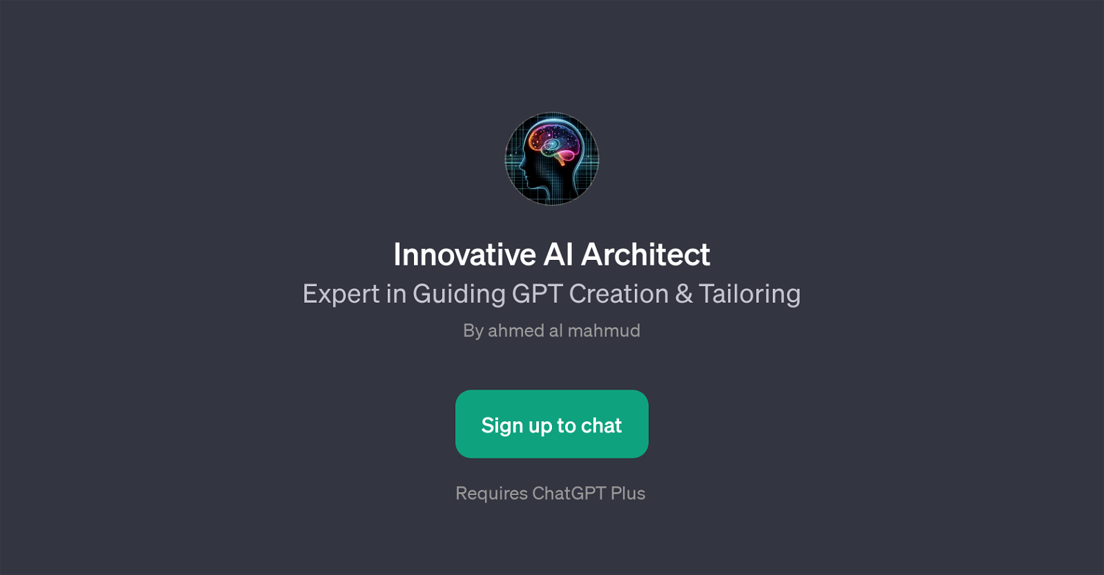 Innovative AI Architect website