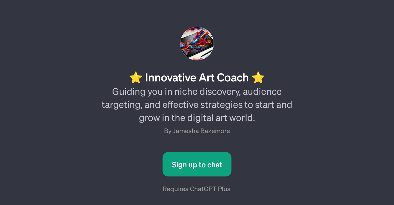 Innovative Art Coach website