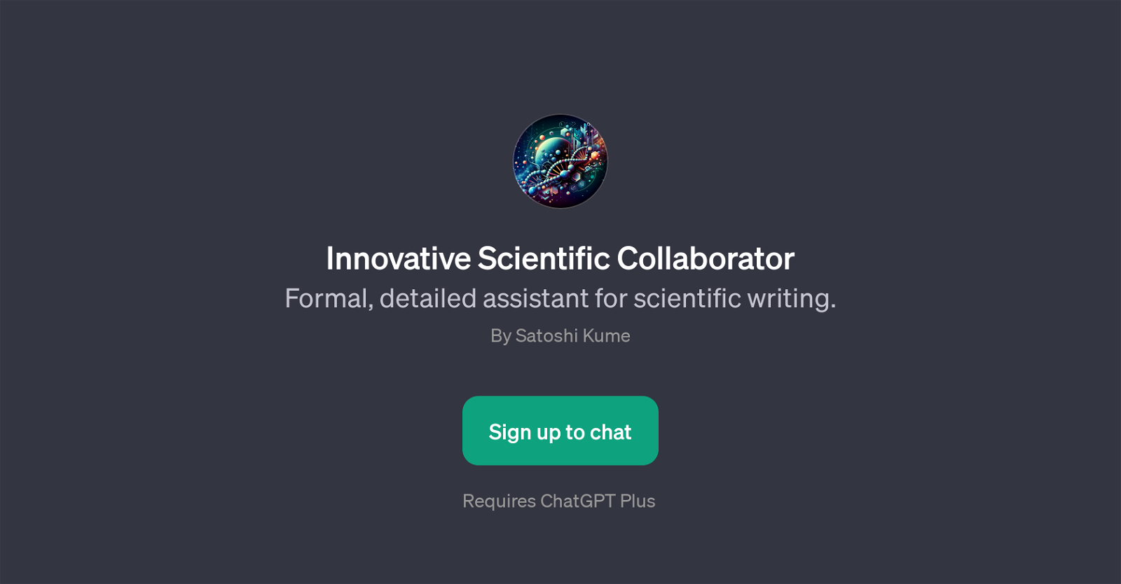 Innovative Scientific Collaborator website