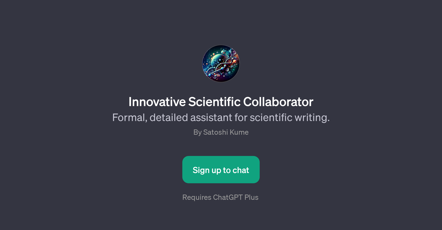 Innovative Scientific Collaborator website