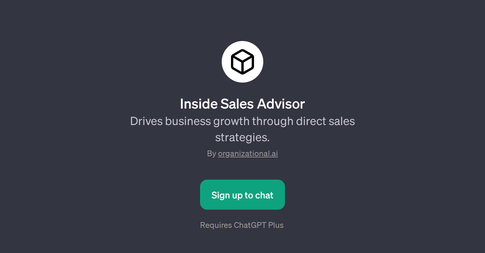 Inside Sales Advisor website