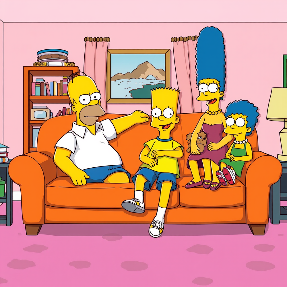 Inside The Simpsons Living Room website