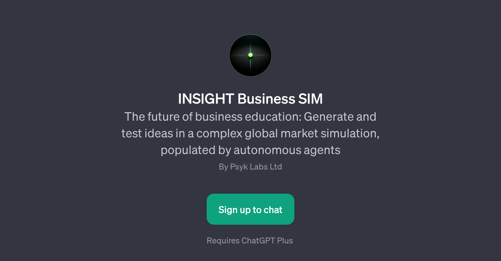 INSIGHT Business SIM website
