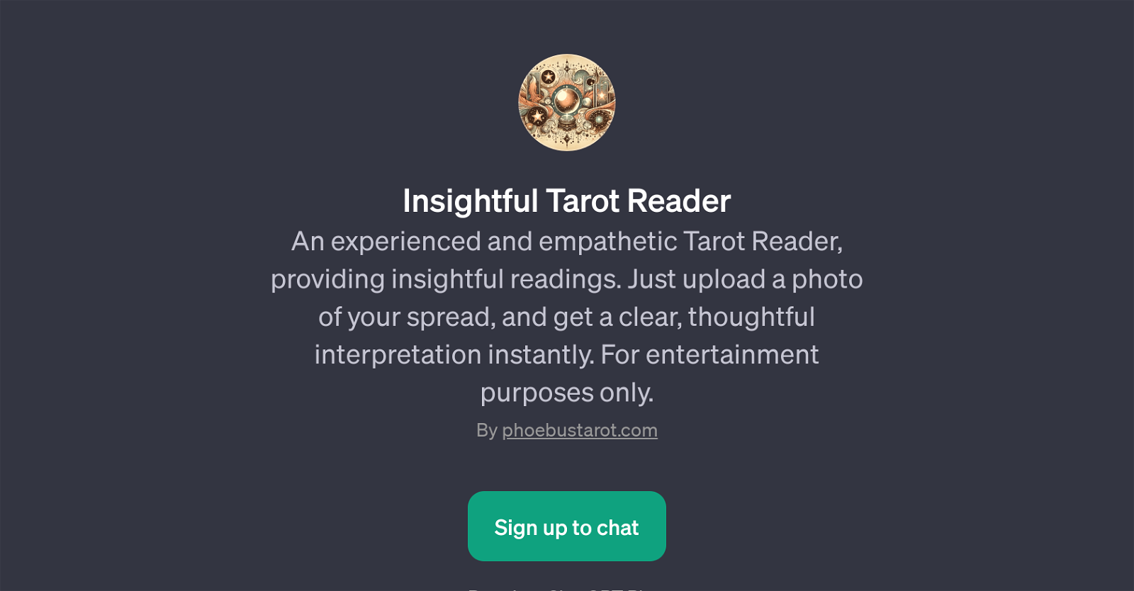 Insightful Tarot Reader website
