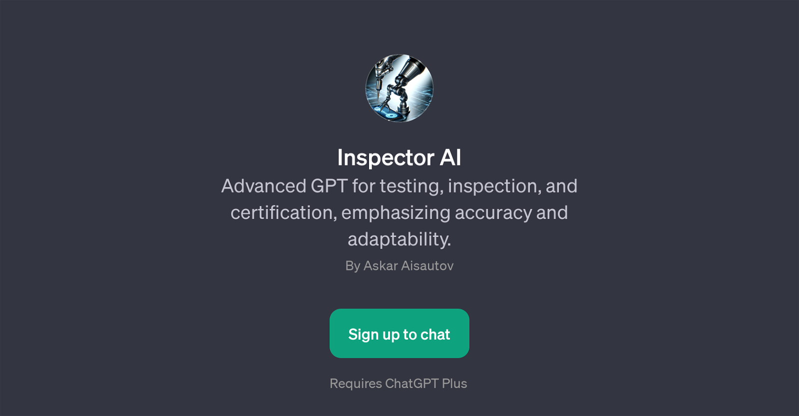 Inspector AI website