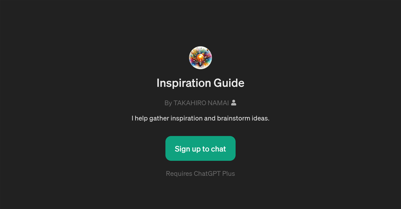 Inspiration Guide website