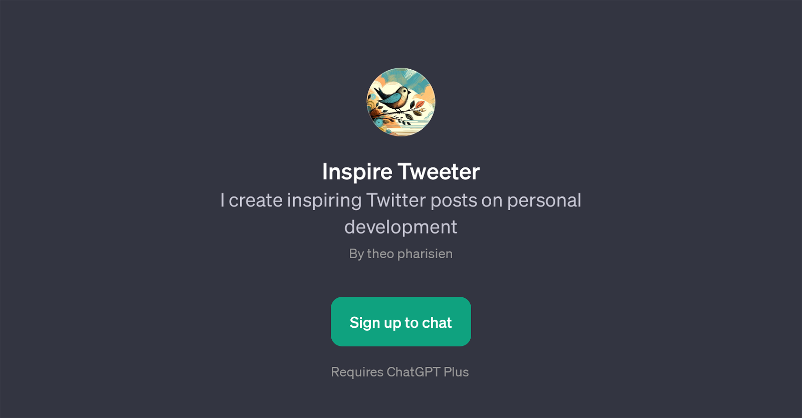 Inspire Tweeter website