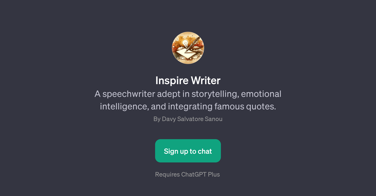 Inspire Writer website
