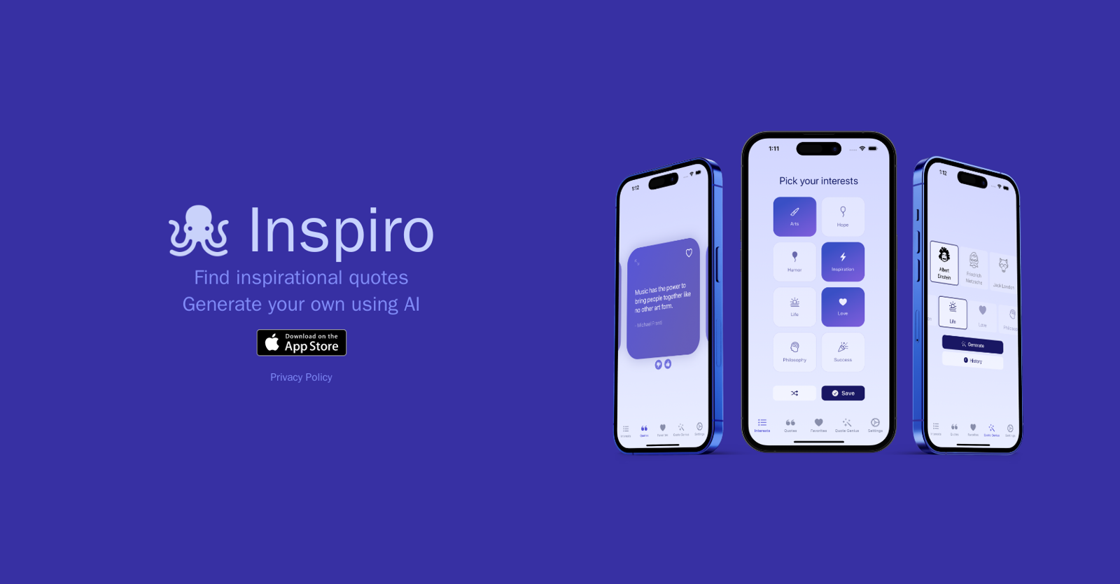 Inspiro website
