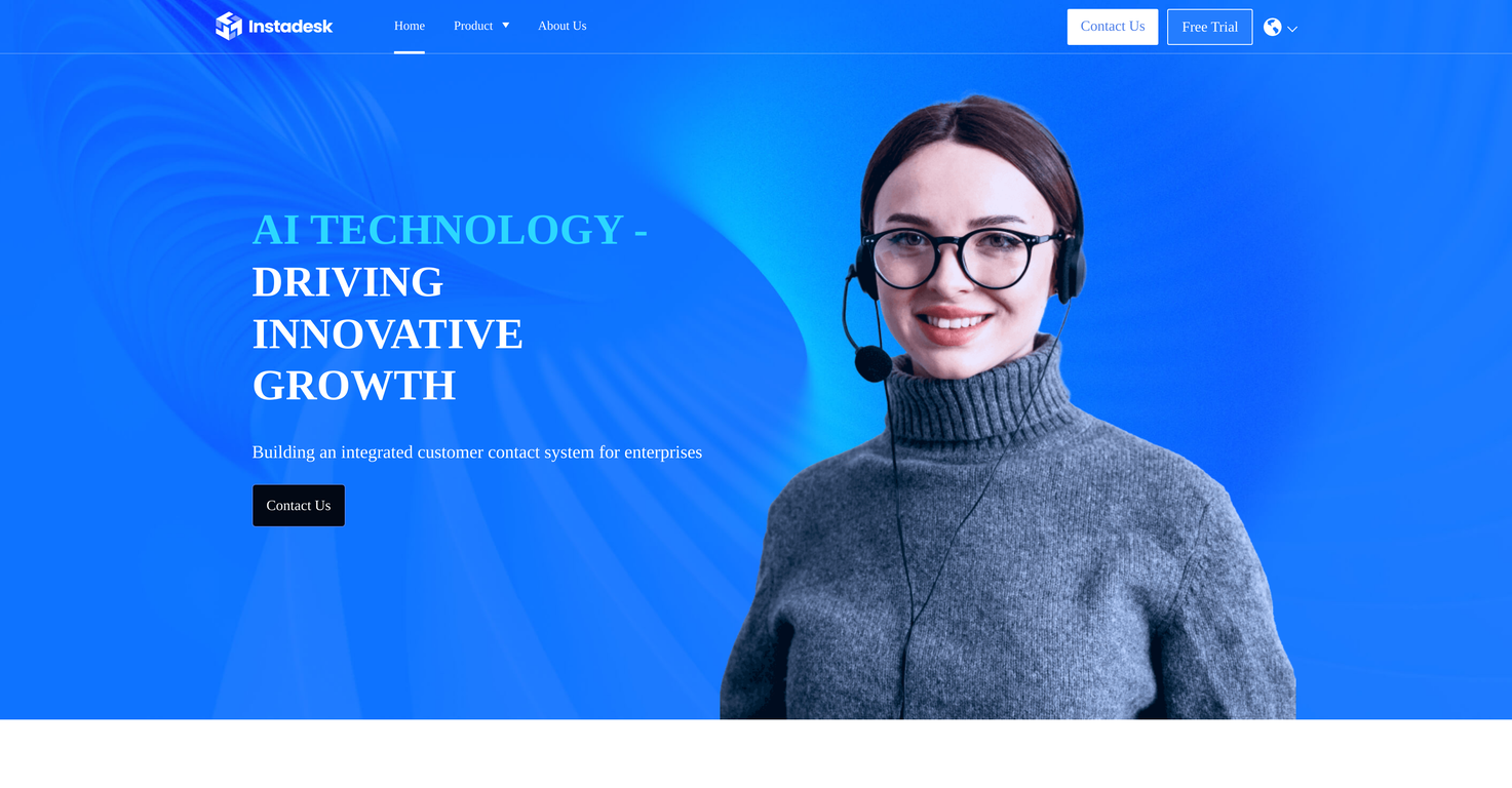 Instadesk website