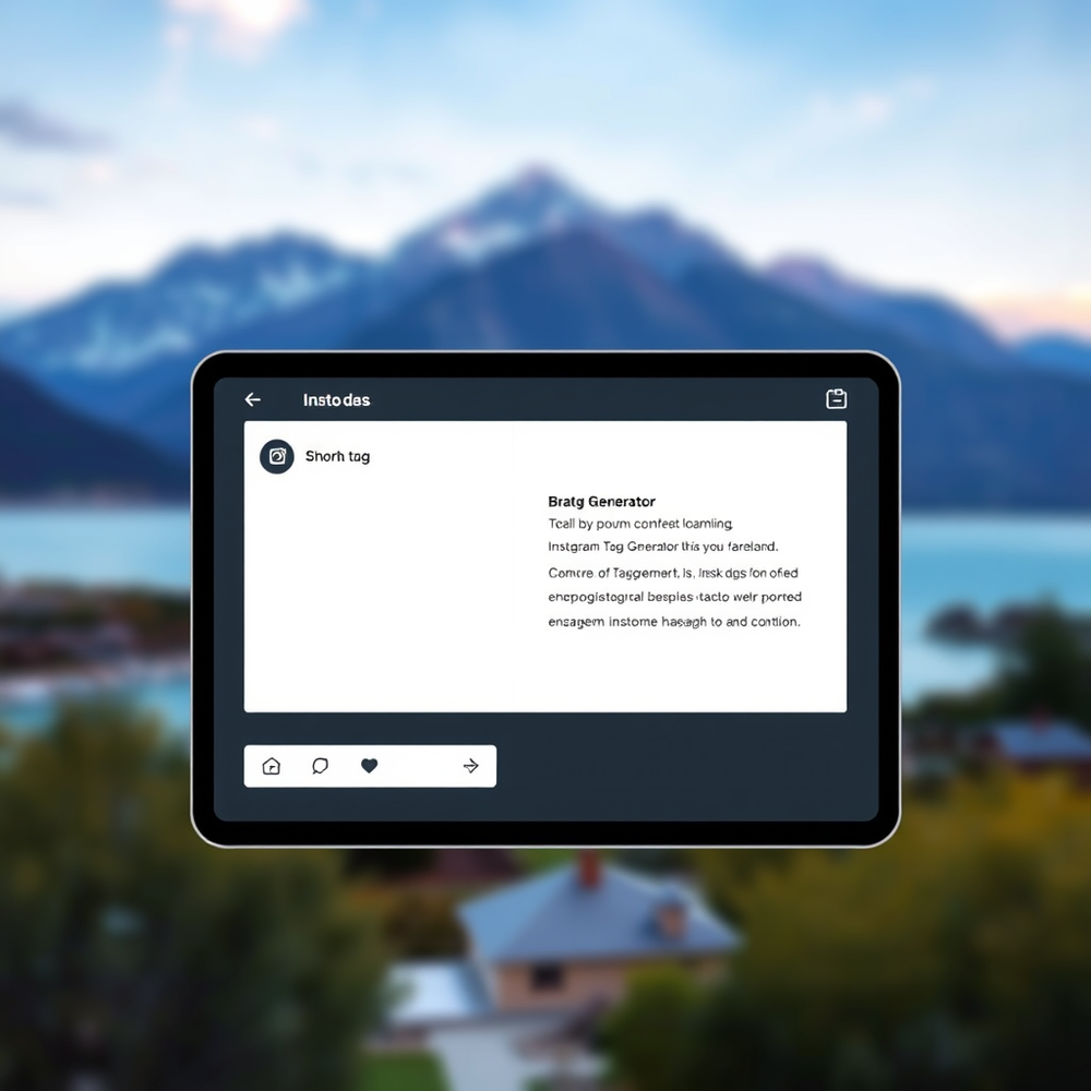 Instagram Tag Generator website