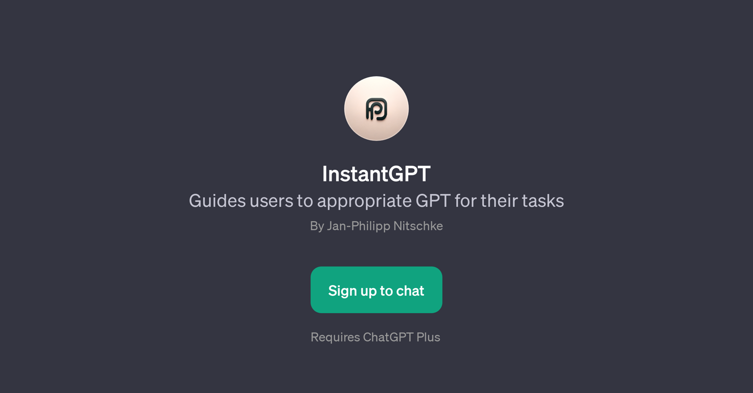InstantGPT website