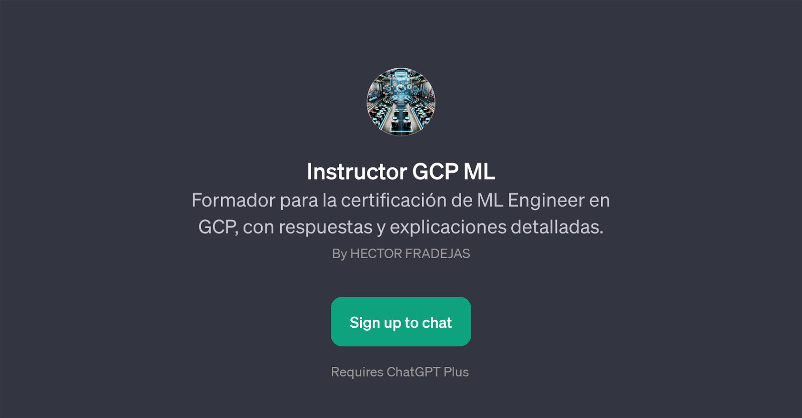Instructor GCP ML website