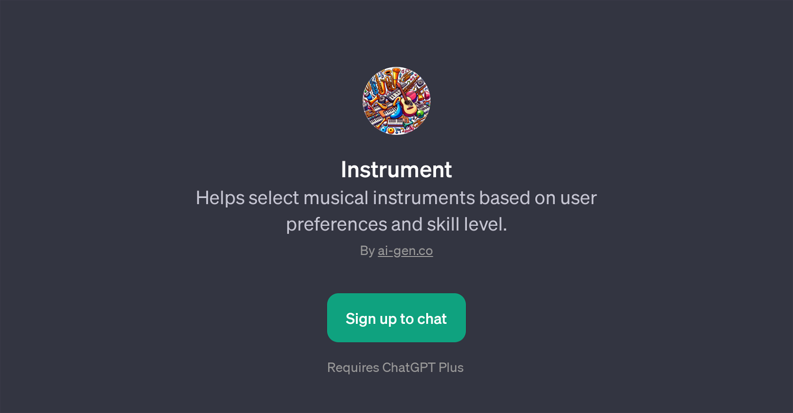 InstrumentPage website