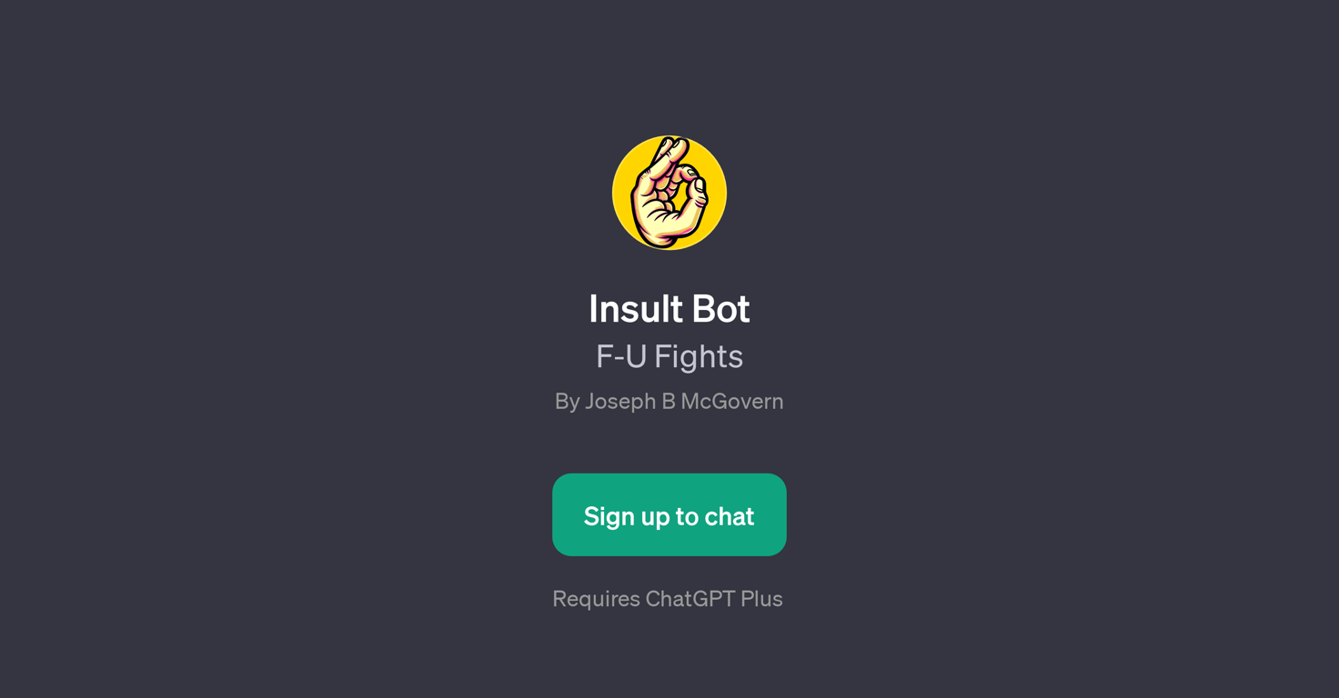 Insult Bot website