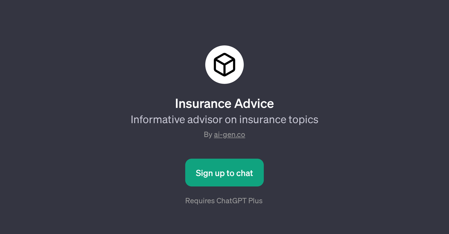 Insurance Advice website