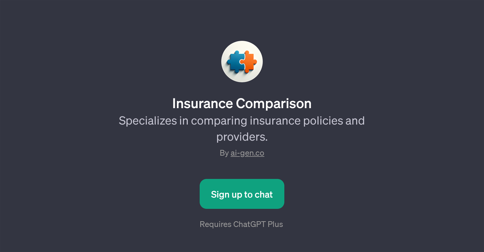 Insurance Comparison website