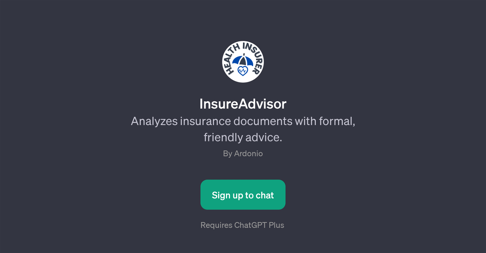 InsureAdvisor website
