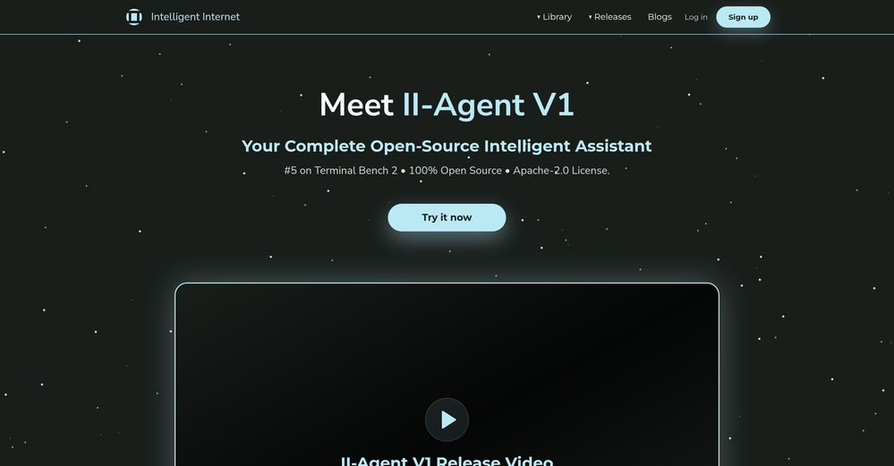 Intelligent Internet Agent website