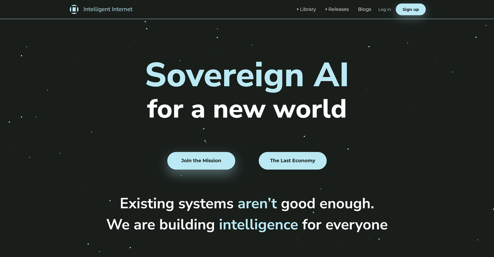 Intelligent Internet website