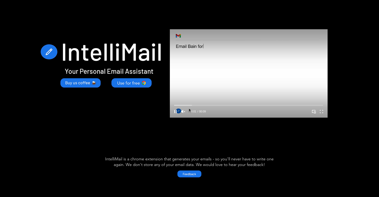 IntelliMail website