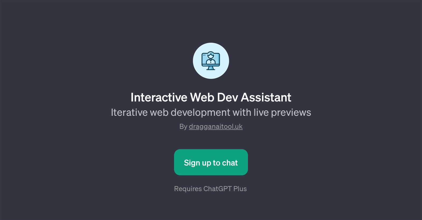 Interactive Web Dev Assistant website